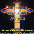 Honoring of Christ Award