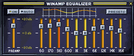 WinAmp Equilizer
