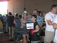 Fans like Cupertino/Sunnyvale District Chair Carolyn Miller arrived early at the event.
