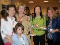 There was wine, cheese and other appetizers and lots of networking before the event.