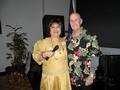 The MCs of the evening - Tess Crescini, chair of SILVAR's 2010 Equal Opportunity Committee and FAREPA founder, and Paul Stewart