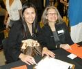 Rita Lo and SILVAR Development Director Kelly Dadsetan man the registration table and welcome attendees.