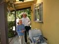 In Palo Alto, Dante Drummond is pictured here with a senior homeowner. The district had 45 RSVP volunteers helping 34 seniors the week of May 3-7.