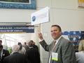 SILVAR Board Director and Chair of the Los Gatos/Saratoga District Bill Rehbock leads SILVAR members through the Convention Center.