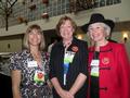 Karen Amon, SILVAR Board Director and Chair of the Palo Alto District Dante Drummond, and Nancy MacLeod