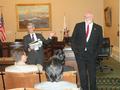 SILVAR Board Director John Tripp introduces Assemblymember Jim Beall, Jr.