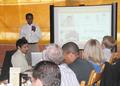 Sliced Simple sponsored the meeting and representatives introduced this free product.