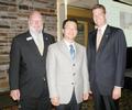 President-elect Gene Lentz, Dr. Lawrence Yun, 2010 SILVAR President Jeff Bell.