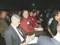SILVAR Board Director John Tripp studies the issues, as Tom Cooper, Niki Miller Maroko, Board Director Carolyn Miller and Chair of the Cupertino/Sunnyvale District Bill Moody look on.