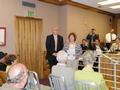 Leannah Hunt introduces her good friend Senator Joe Simitian.