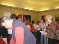 Sara Spang and Palo Alto District Chair Nancy MacLeod have a laugh. That's Guillaume Peters in the foreground.
