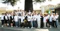 RSVP volunteers from the Los Gatos/Saratoga District pose for a photo before heading to their assigned senior households.