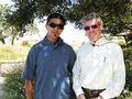 SILVAR Board Director John Tripp and Roberto, on staff at the golf course, greeted members and directed them to the registration desk.