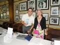 Thank you affiliate volunteer Tony Vahedi, who sold raffle tickets as SILVAR Development Director Kelly Dadsetan manned the registration table.
