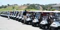 Golfers get ready to roll.