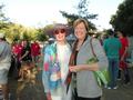 Palo Alto District Chair Nancy MacLeod and Dante Drummond enjoyed watching the game.