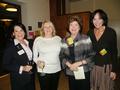 2012 President-elect Carolyn Miller, 2011 President-elect Suzanne Yost, with past SILVAR President Leannah Hunt and 2012 Palo Alto District Chair-elect Sara Spang