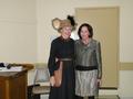 Palo Alto District Chair Nancy MacLeod presented Sara Spang with the District's Committee Chair of the Year award.