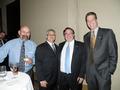 Mark Messimer, Phil Tedesco, Jim Harrison of president and CEO MLSListings Inc., and SILVAR Past President Jeff Bell