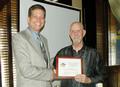 SILVAR Region 9 Chair receives the Honorary Filipino award from FAREPA's immediate past president, Paul Stewart.