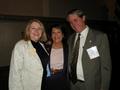 SILVAR President Suzanne Yost, President-elect Carolyn Miller and John Howe
