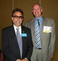 Vice President and Regional Manager of Alain Pinel Realtors Jeff Barnett with SILVAR Executive Officer Paul Cardus
