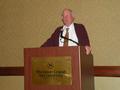 Guest speaker at the joint luncheon, Dr. Tony Quinn
