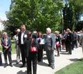 SILVAR members wait their turn to enter the Capitol building.