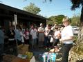 Los Gatos/Saratoga District RSVP chair Mary Kay Groth gives volunteers last minute instructions.