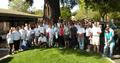 Los Gatos/Saratoga District RSVP volunteers pose for a photo before heading out to their assigned homes on Thursday morning.