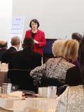U.S. Senator Dianne Feinstein welcomes Realtors to the breakfast meeting.