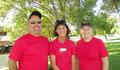 Menlo Park/Atherton District Chair Chris Isaacson, Palo Alto District Chair Jane Volpe with SILVAR President Suzanne Yost