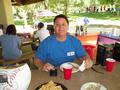 Mark Falcone takes a break.