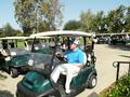 Heading for the course.