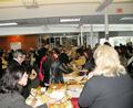 A nice reception with good food and wine awaited members after the program.