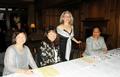 SILVAR staff manning the registration table. Accounting Manager Giannina Tucker, Accounting Assistant Sylvia Ley, Development Director Kelly Dadsetan and Operations Manager Moana Jackson
