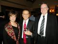 Tom Cooper with Moise Nahouraii and guest. Moise Nahouraii of Referral Realty - Cupertino - thank you for your sponsorship!