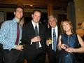 Peter Kitch, Josh Cantrell, Pete Aiello and wife