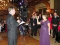 2013 SILVAR President Carolyn Miller takes the oath of office.
