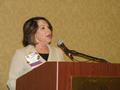 SILVAR President Carolyn Miller welcomes SILVAR, SCCAOR and SAMCAR members to the joint luncheon.