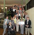 SILVAR members pose for a photo before meeting their legislators.