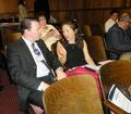 Jeff Beltramo and Bonnie Kehl discussing issues.