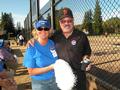 Cupertino/Sunnyvale District Chair Mary Combes with President-elect David Tonna