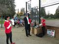 SILVAR Executive Officer Paul Cardus draws the first winning ticket.