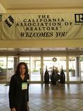Palo Alto District Chair and C.A.R. Region 9 Director Sara Spang arrives at the convention center.