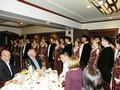 The Los Altos/Mountain View High School Madrigal Singers entertained members with their beautiful singing.
