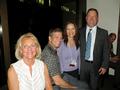 Mary Combes, Jeff Bell, Bonnie Kehl, and President-elect Chris Isaacson during a break.
