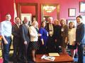 REALTORS® from SILVAR and SAMCAR with staff of Congresswoman Jackie Speier.