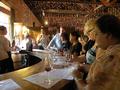 Tasting wine at Picchetti Winery in Cupertino.