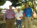Board Director Mark Burns, Team 408 Coordinator Bill Moody with affiliate Adrian Daryanani.